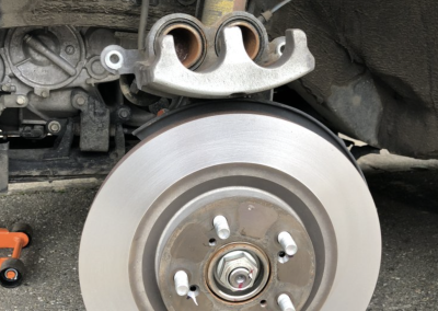 this image shows brake repair in Oakland, CA